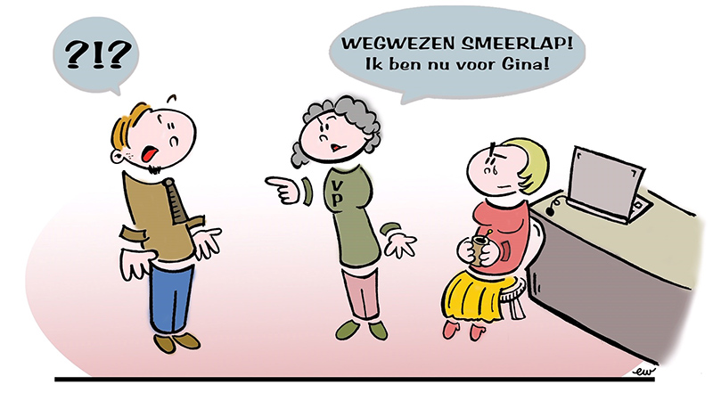 Wegwezen smeerlap